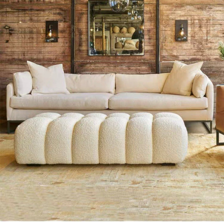NEVADA Modern Boucle Bench