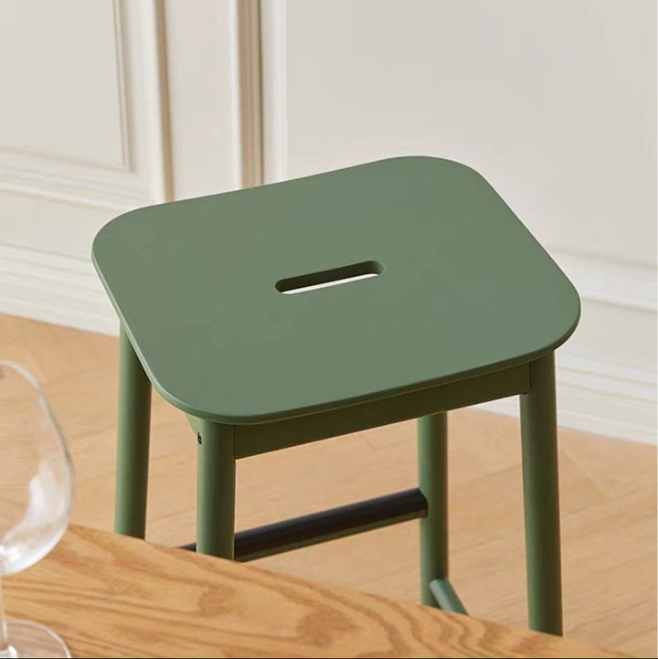 JETT Modern Solid Wood Bar Stool