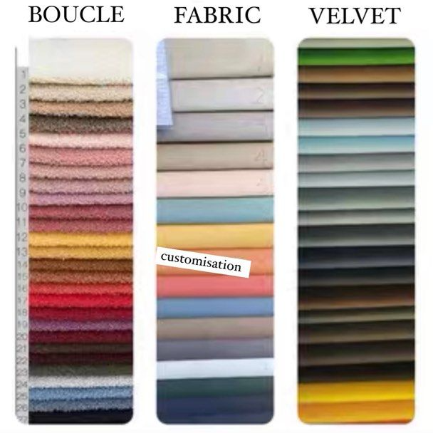 THORA Modern Boucle Ottoman