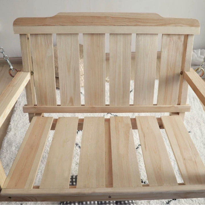 JONAH Japandi Solid Wood Swing Chair