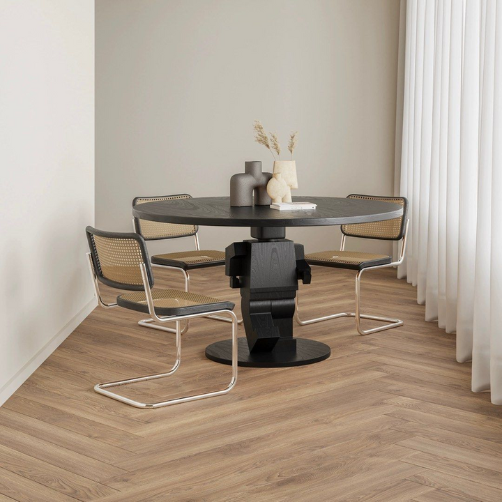QUILL Modern Solid Wood Round Dining Table
