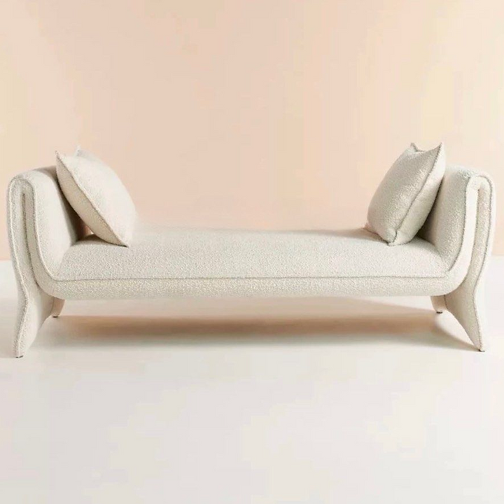 AIELN Modern Boucle Bench