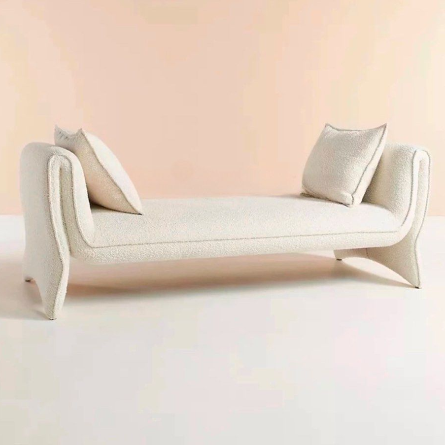 AIELN Modern Boucle Bench