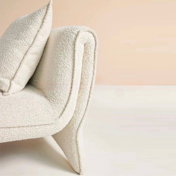 AIELN Modern Boucle Bench