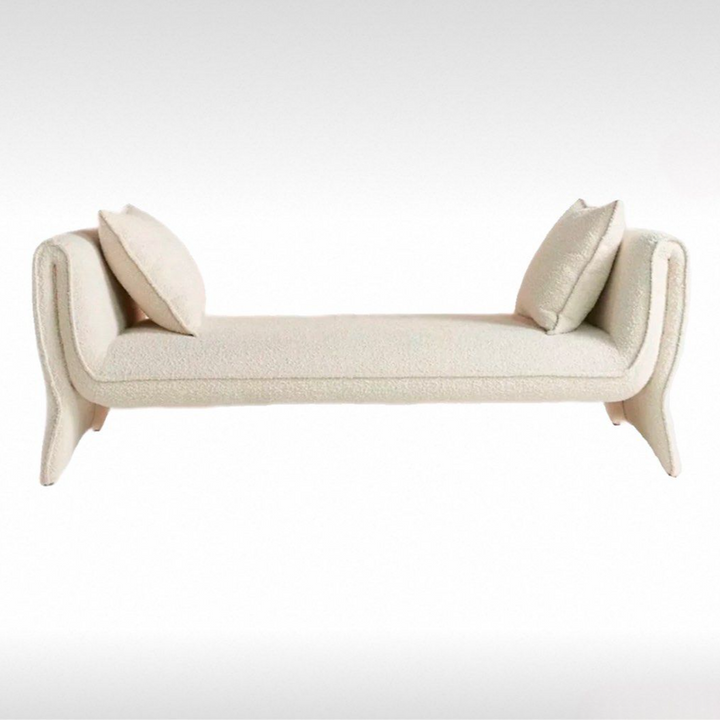 AIELN Modern Boucle Bench
