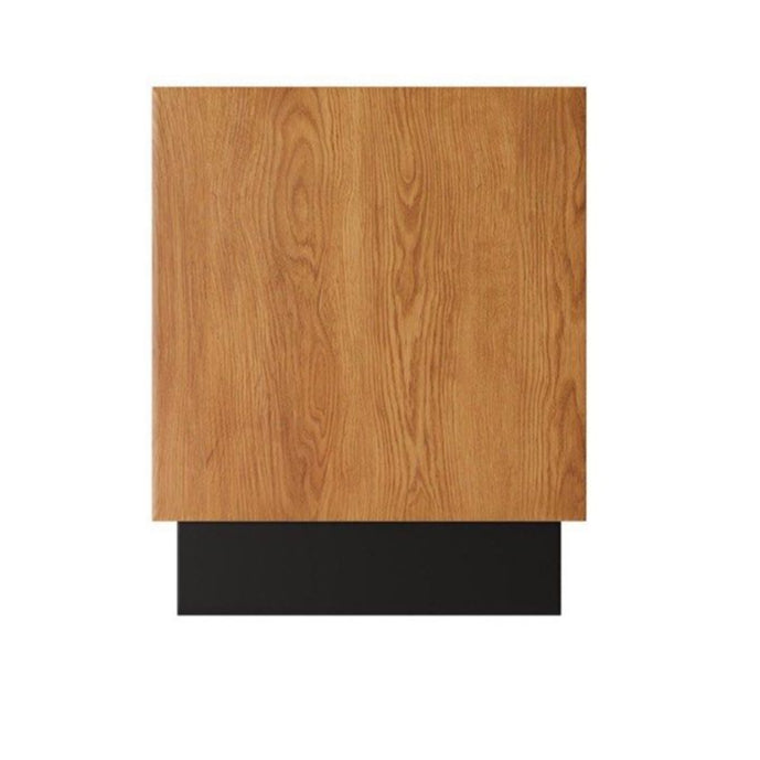JOSENS Modern Fluted Solid Wood Bedside Table