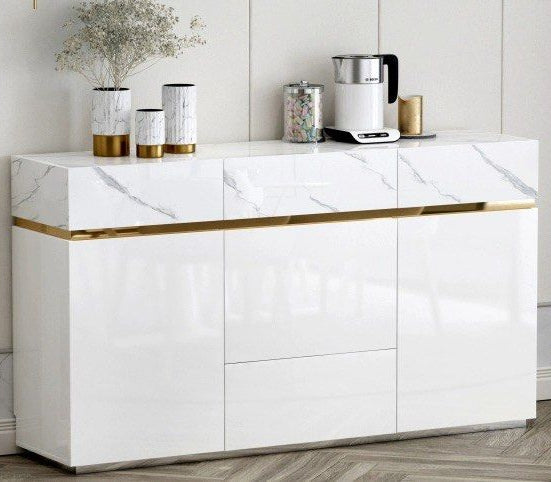 KESKI Modern Marble Sideboard