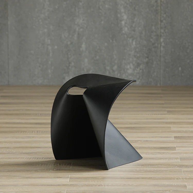 JUAN Creative Solid Wood Short Stool