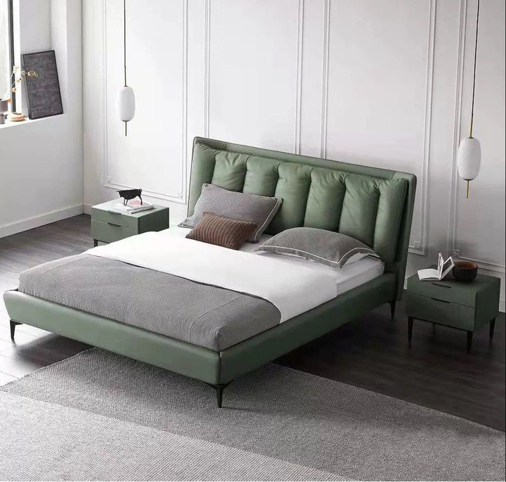 JUDE Modern Leather Bedframe