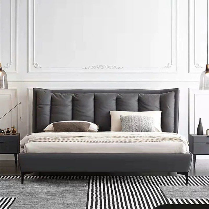 JUDE Modern Leather Bedframe
