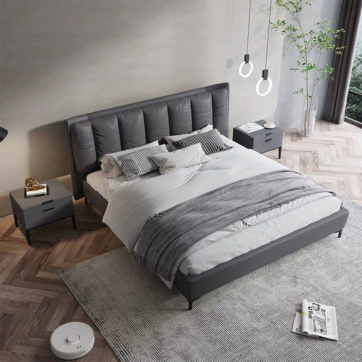 JUDE Modern Leather Bedframe