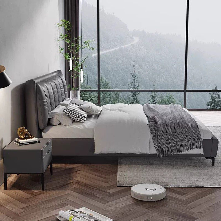 JUDE Modern Leather Bedframe