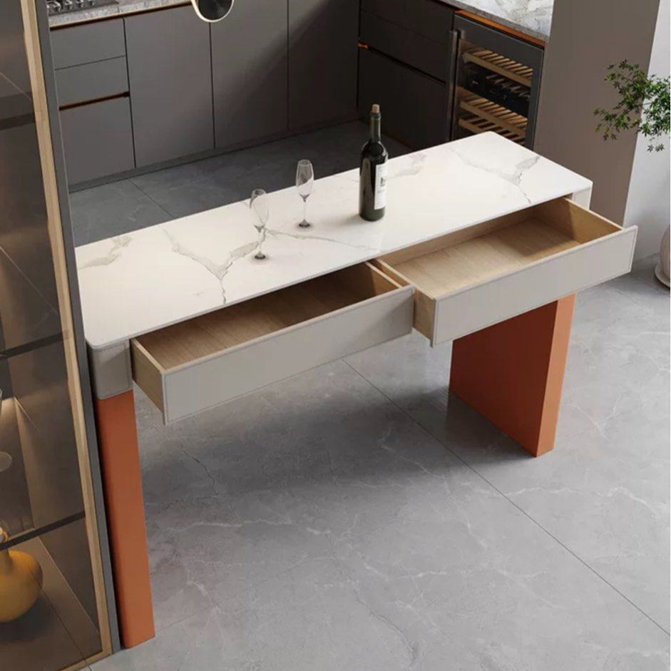 BOSJA Modern Marble Bar Table