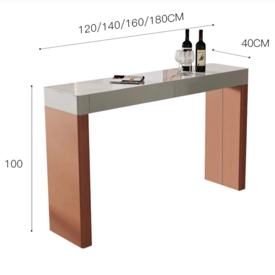 BOSJA Modern Marble Bar Table