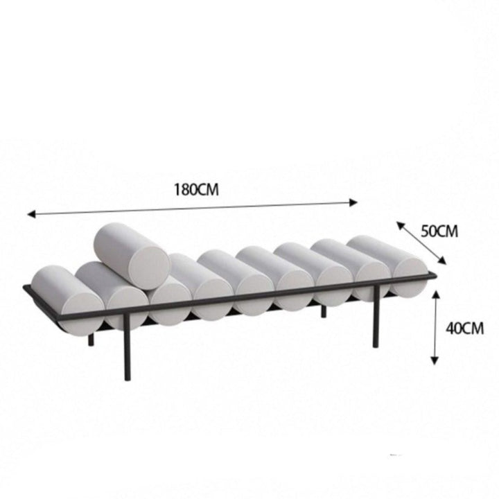 SIEKA Modern Velvet Ottoman