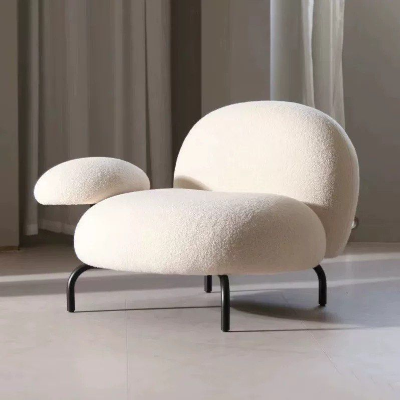 ASIER Modern Velvet Lounge Chair