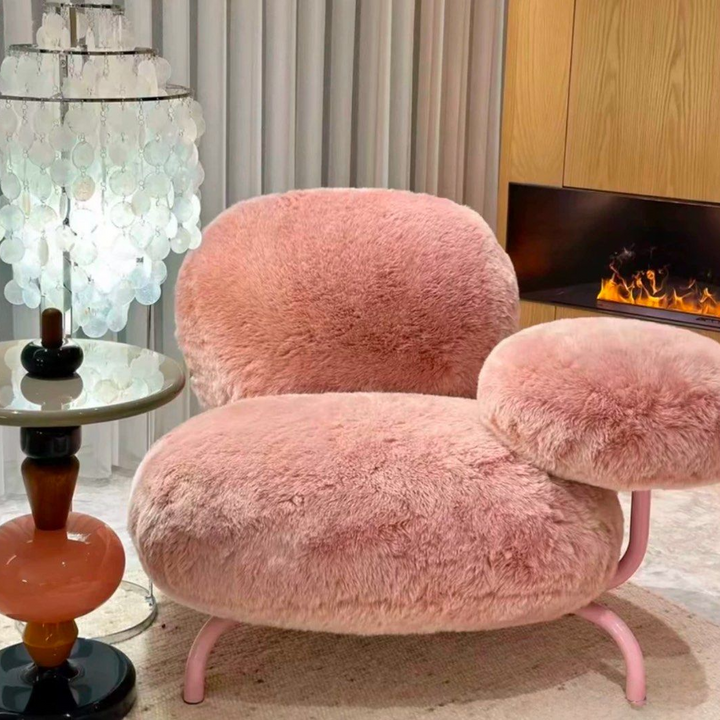 ASIER Modern Velvet Lounge Chair