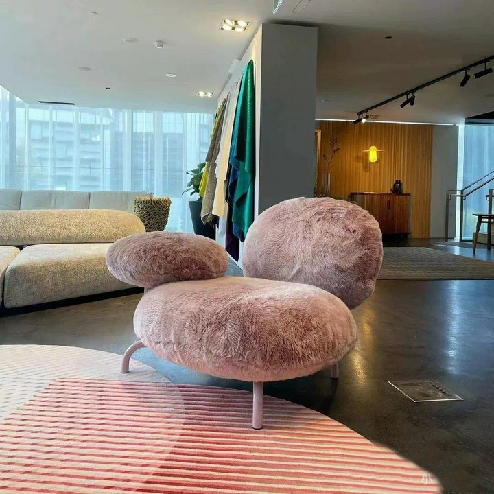 ASIER Modern Velvet Lounge Chair