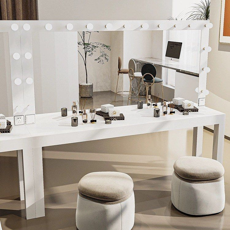 JUKI Hollywood Spotlight Vanity Table