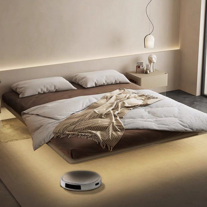 JUNE Modern LED Floating Bedframe