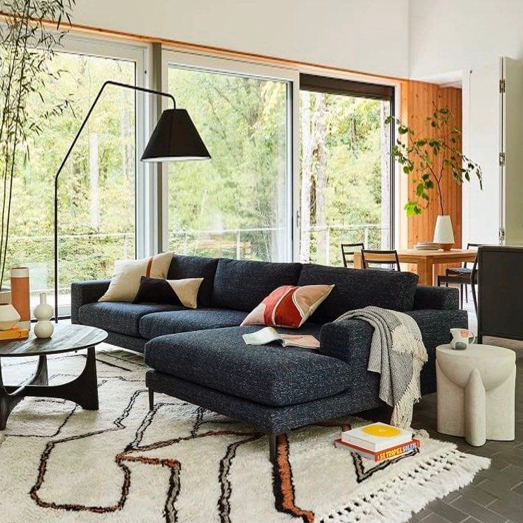 ALDIRA Modern Fabric Sofa