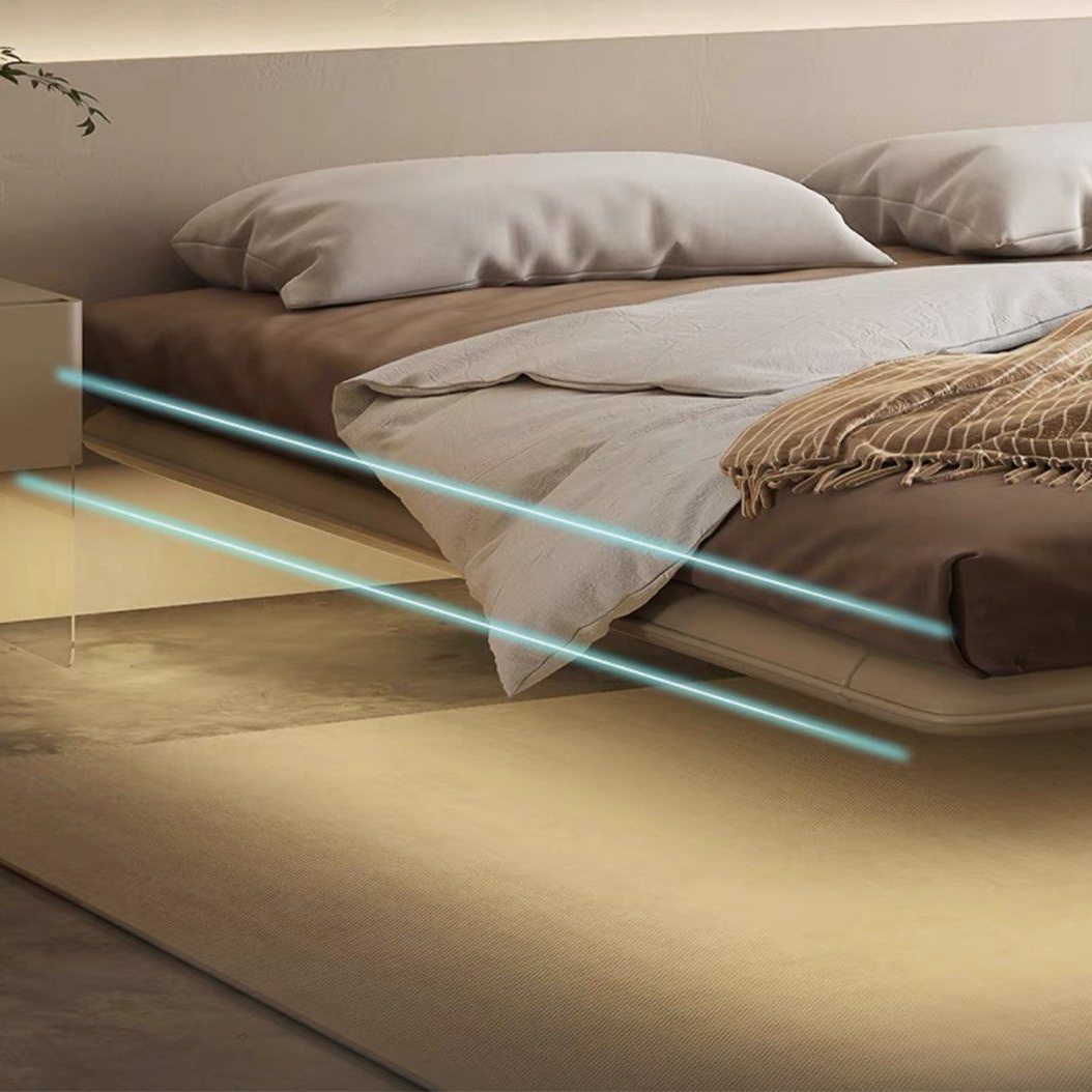 JUNE Modern LED Floating Bedframe