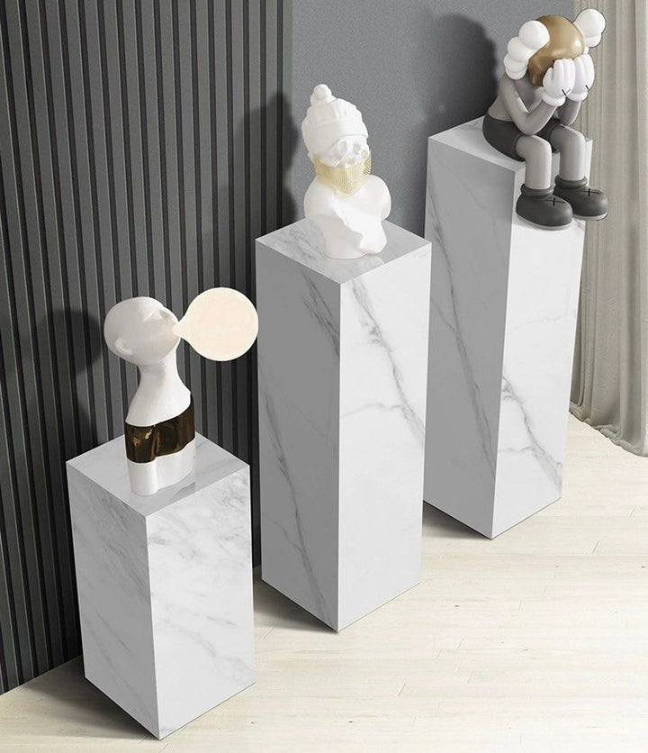 JURTON Modern Marble Pedestal