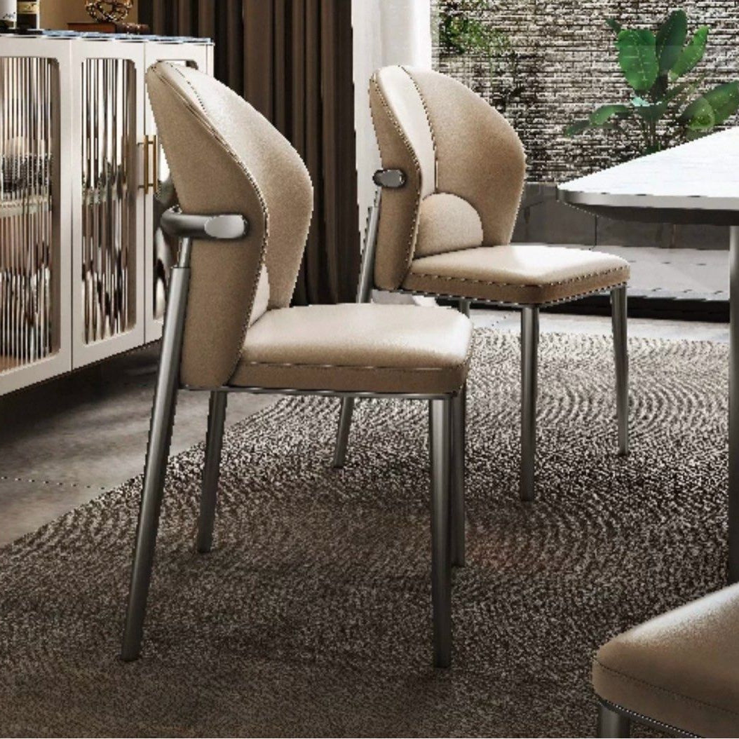 LOFI Modern Leather Dining Chair