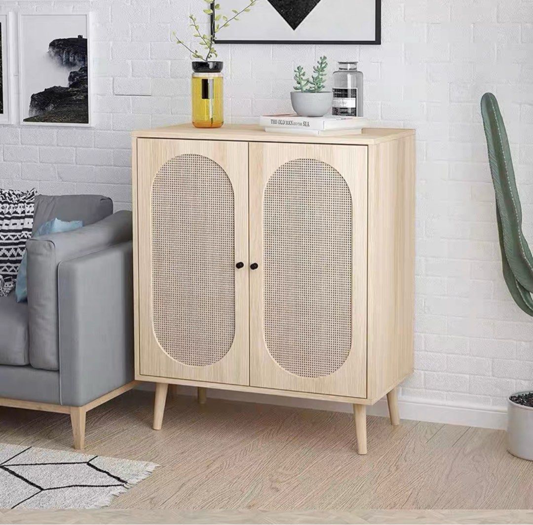 MESTRO Rustic Rattan Sideboard
