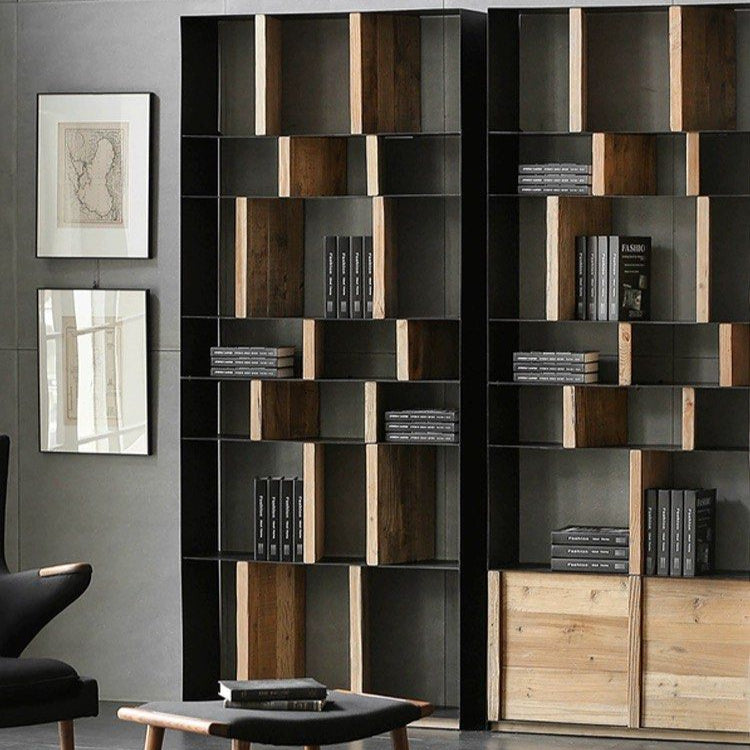 RENATO Modern Solid Wood Display Shelf