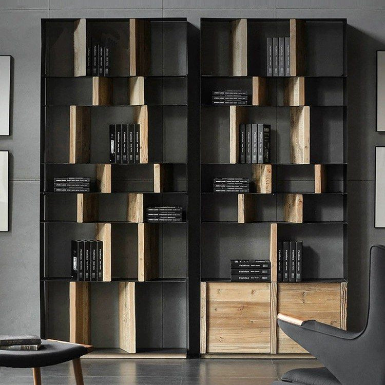 RENATO Modern Solid Wood Display Shelf