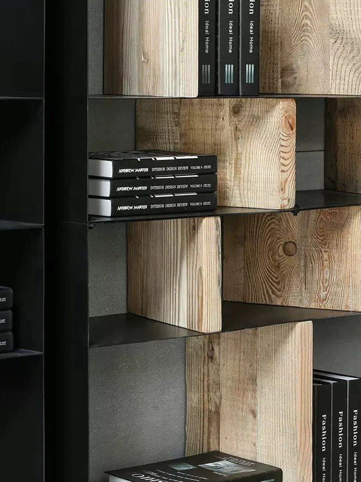 RENATO Modern Solid Wood Display Shelf