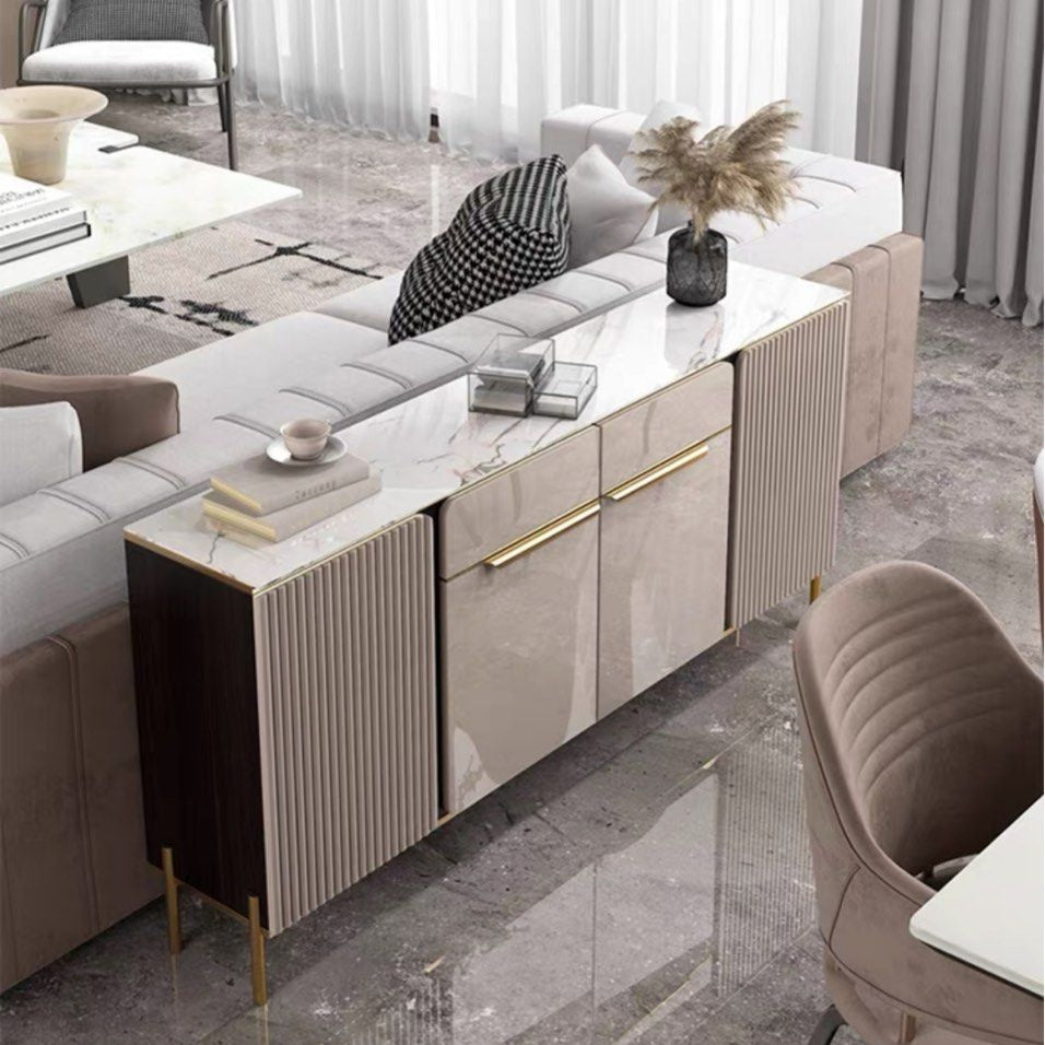 KEMP Modern Sintered Stone Slim Sideboard
