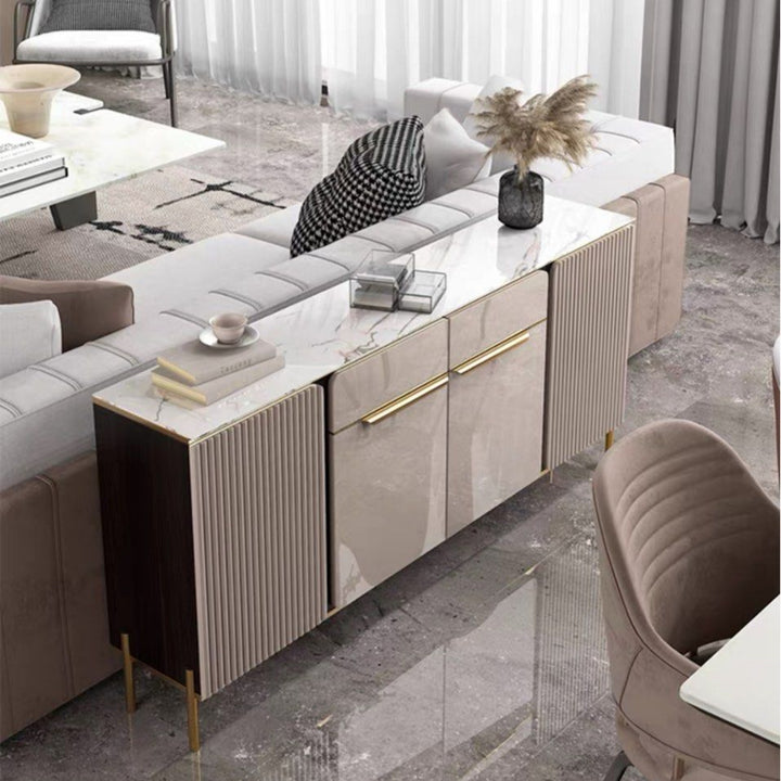 KEMP Modern Sintered Stone Slim Sideboard