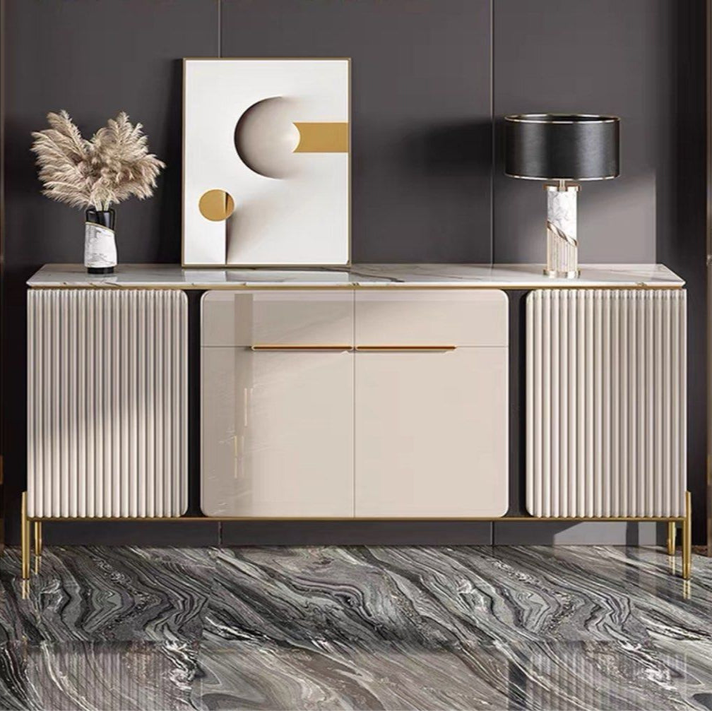 KEMP Modern Sintered Stone Slim Sideboard
