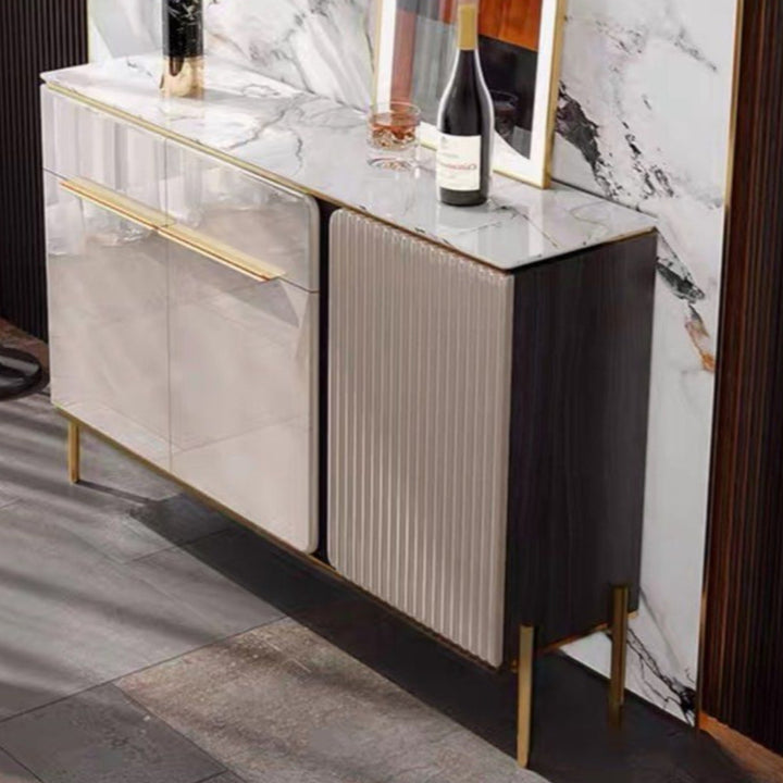 KEMP Modern Sintered Stone Slim Sideboard