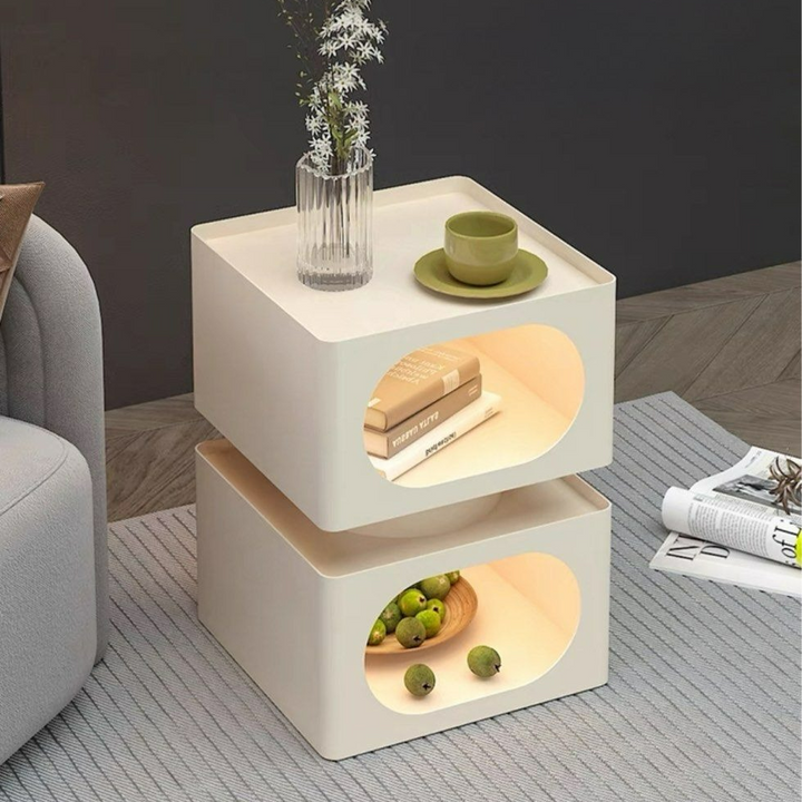 HALLECK Modern LED Side Table