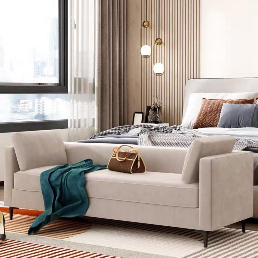 KEATON Modern Velvet Bench
