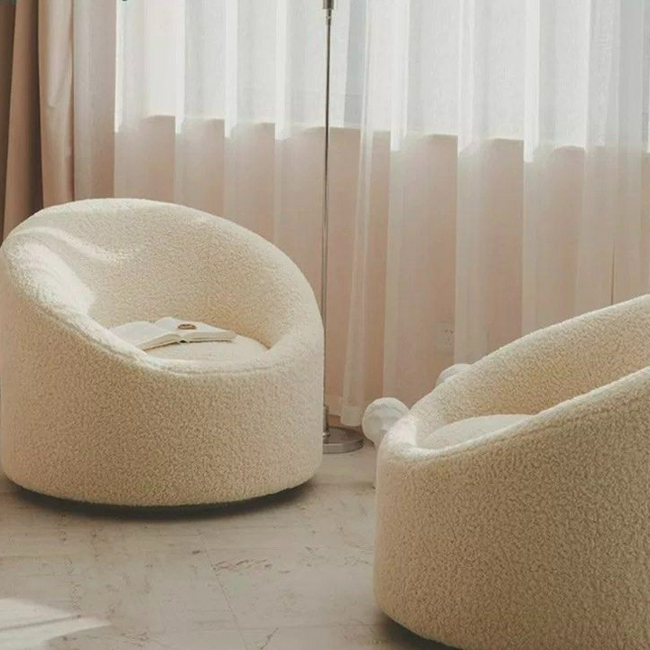 HENRY Japandi Boucle Lounge Chair