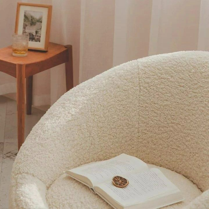 HENRY Japandi Boucle Lounge Chair