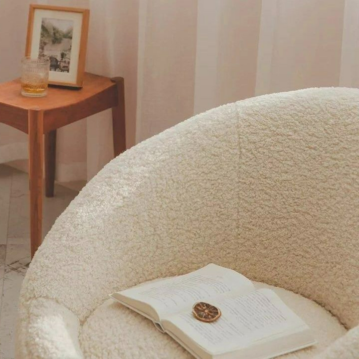 HENRY Japandi Boucle Lounge Chair