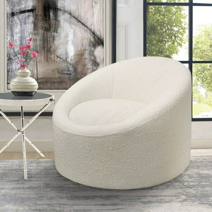 HENRY Japandi Boucle Lounge Chair