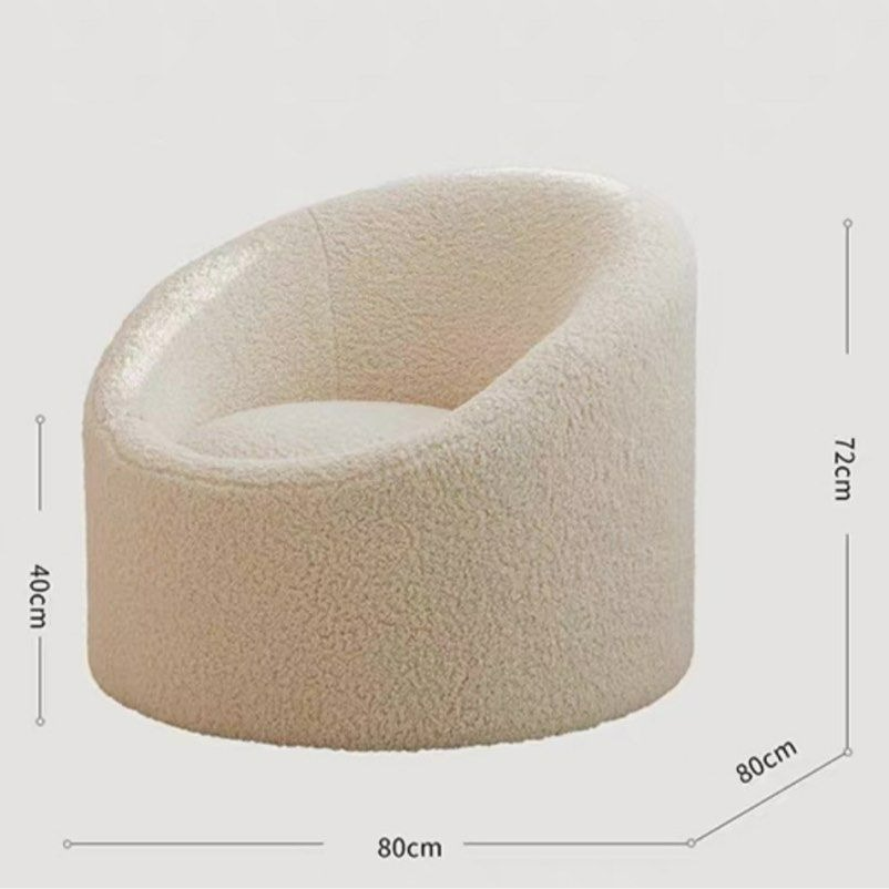 HENRY Japandi Boucle Lounge Chair