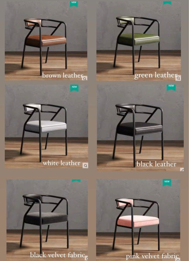 LUKIN Nordic Metal Dining Chair