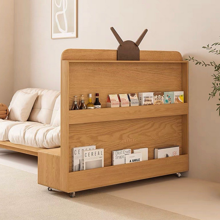 MERRIK Japandi Mobile TV Console