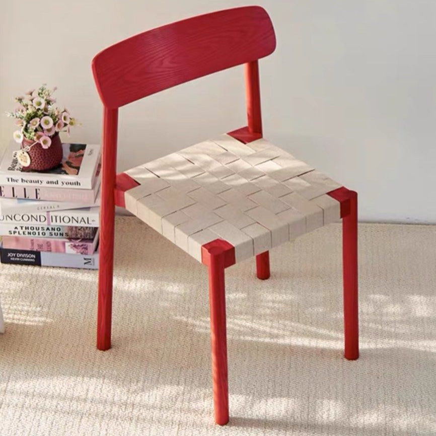 AYESHA Modern Solid Wood Stackable Chairs