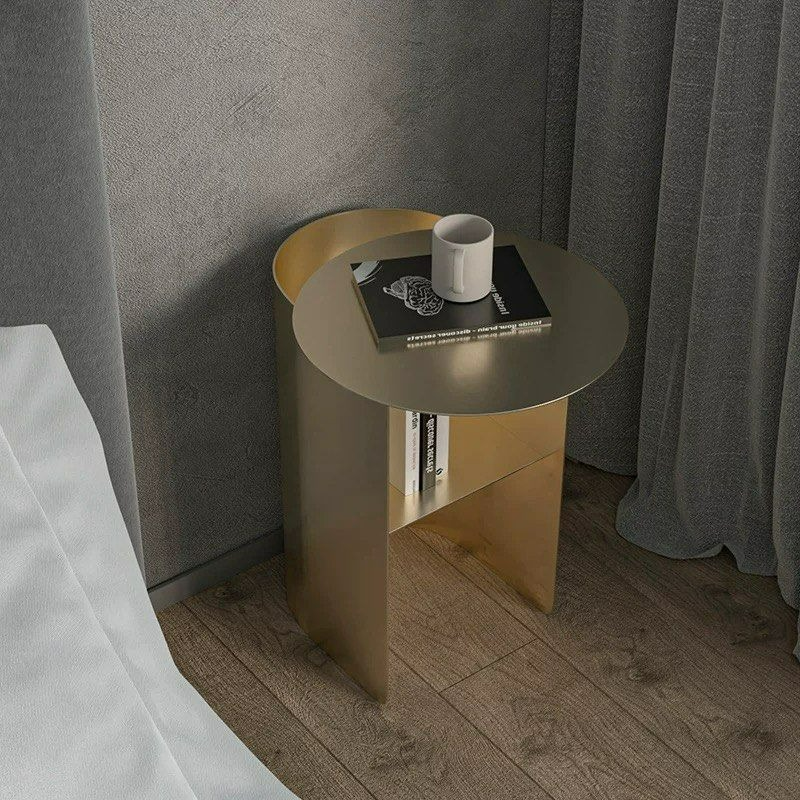 TARAZA Modern Stainless Steel Side Table