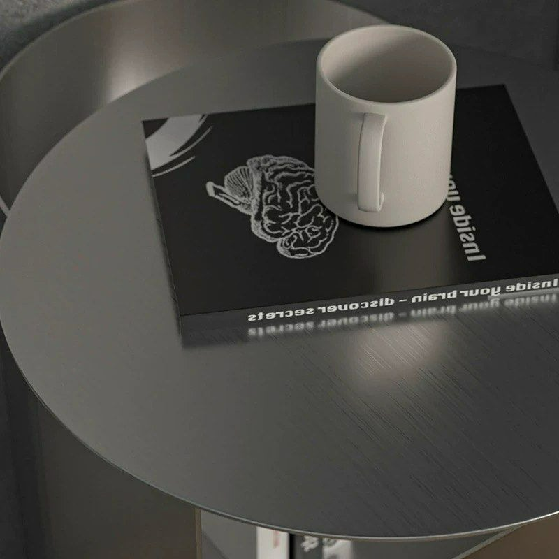 TARAZA Modern Stainless Steel Side Table