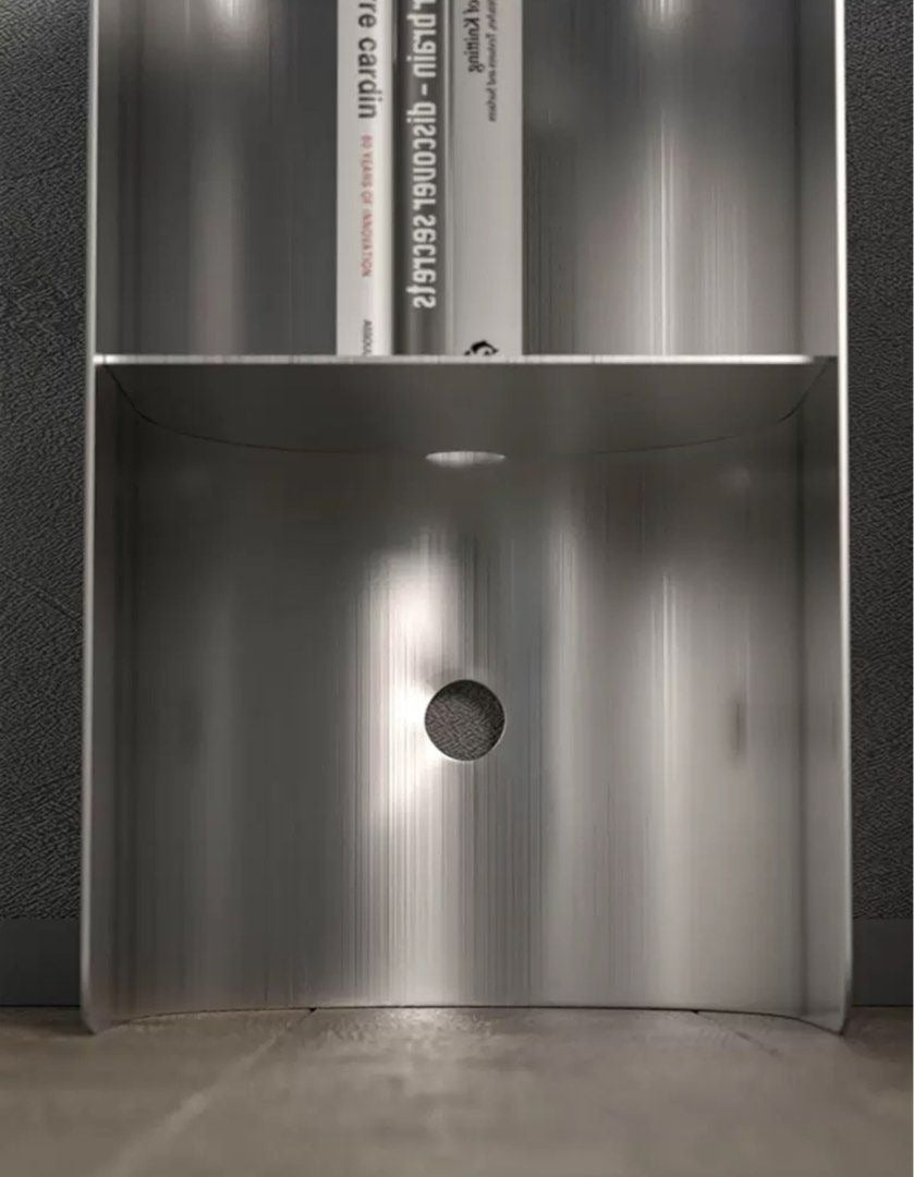 TARAZA Modern Stainless Steel Side Table