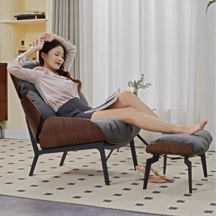 MEGAN Modern Leather Armchair